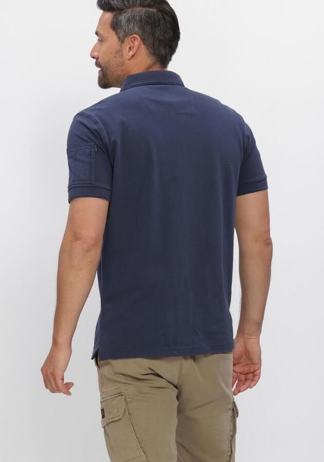PME LEGEND Heren Polo's & T-shirts Trackway Polo Donkerblauw - Foto 3