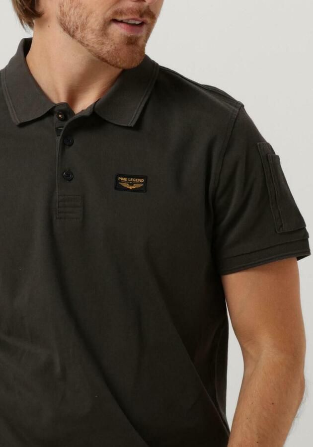 PME LEGEND Heren Polo's & T-shirts Trackway Polo Grijs - Foto 2