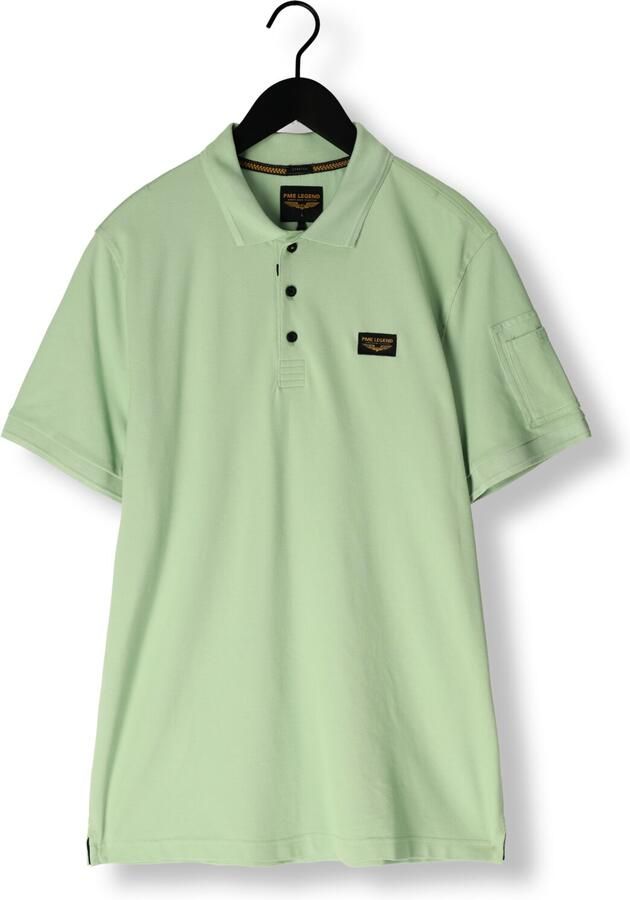 PME LEGEND Heren Polo's & T-shirts Trackway Polo Groen