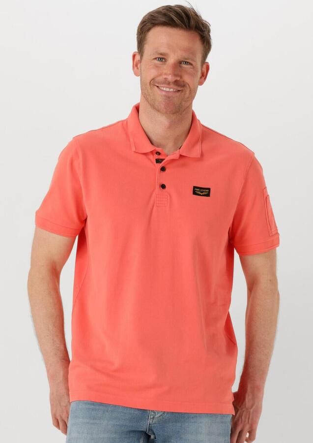PME LEGEND Heren Polo's & T-shirts Trackway Polo Koraal - Foto 4
