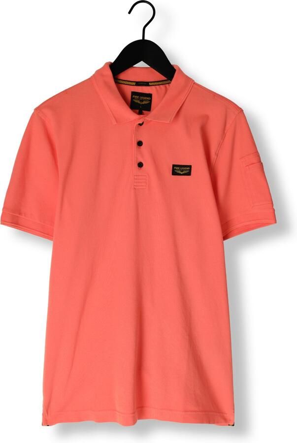 PME LEGEND Heren Polo's & T-shirts Trackway Polo Koraal - Foto 3