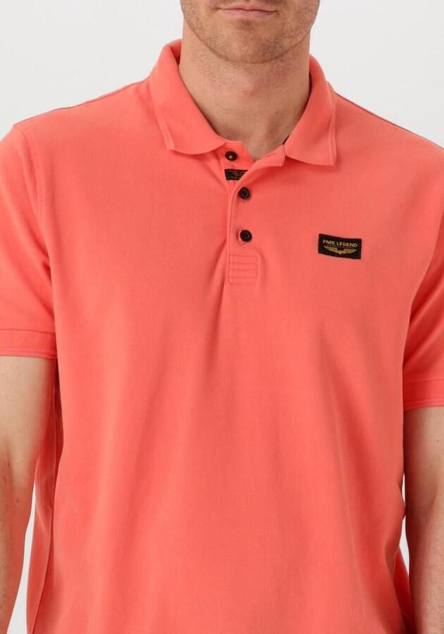 PME LEGEND Heren Polo's & T-shirts Trackway Polo Koraal - Foto 2