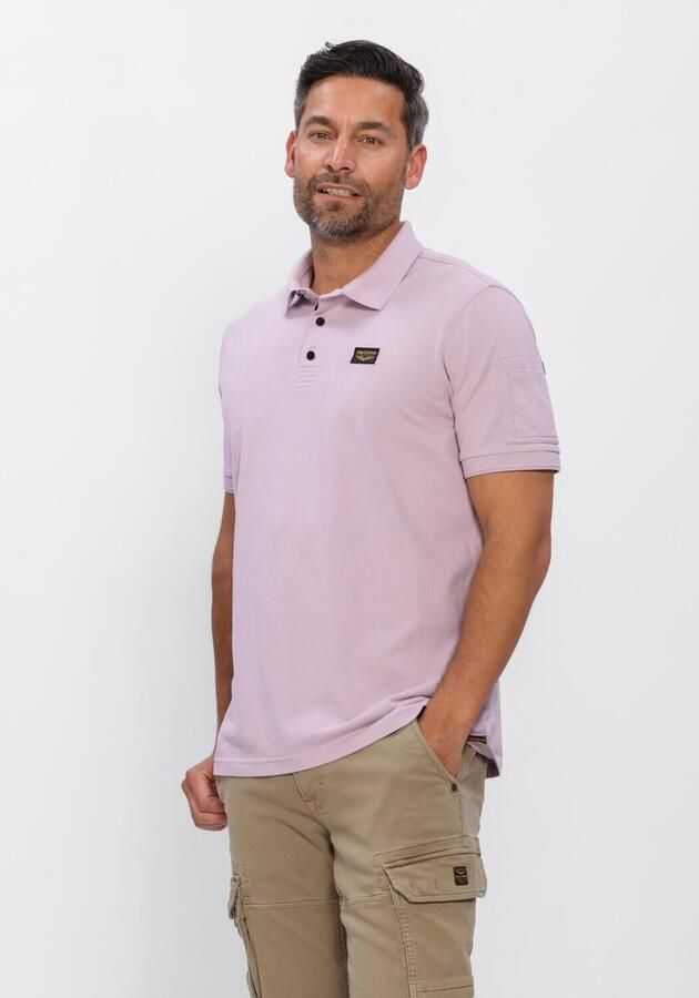 PME LEGEND Heren Polo's & T-shirts Trackway Polo Lila