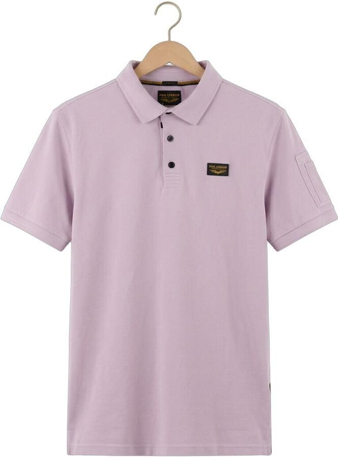 PME LEGEND Heren Polo's & T-shirts Trackway Polo Lila - Foto 2