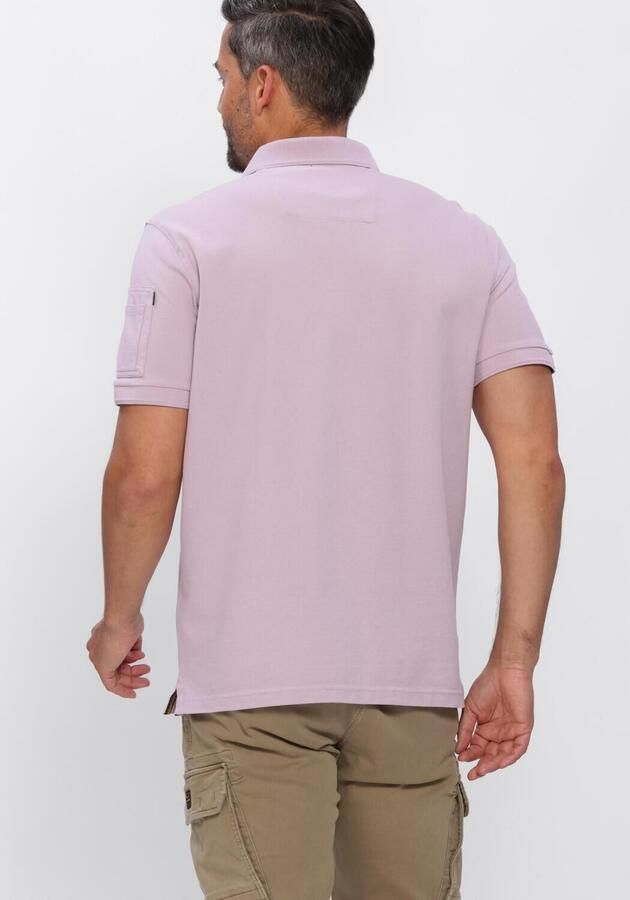PME LEGEND Heren Polo's & T-shirts Trackway Polo Lila - Foto 3
