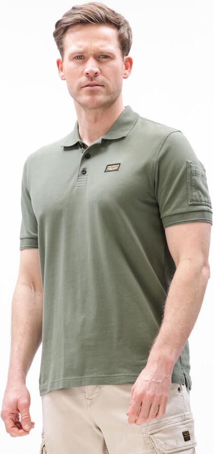 PME LEGEND Heren Polo's & T-shirts Trackway Polo Olijf
