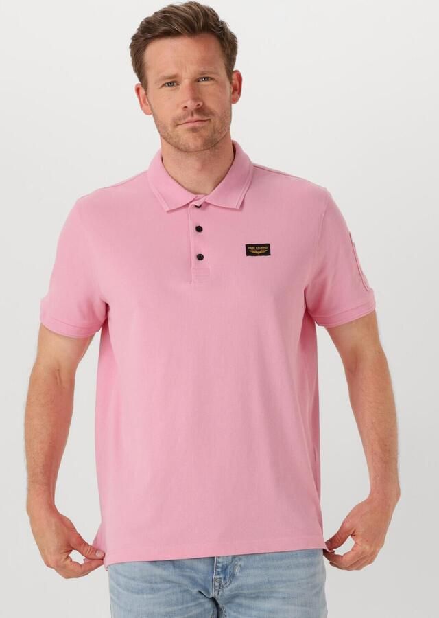 PME LEGEND Heren Polo's & T-shirts Trackway Polo Roze - Foto 4