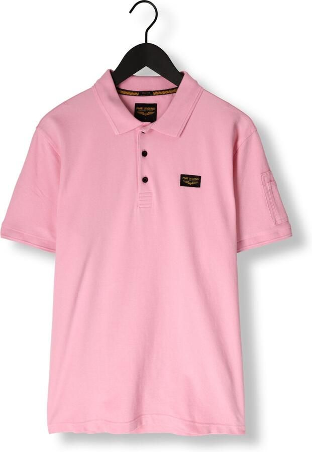 PME LEGEND Heren Polo's & T-shirts Trackway Polo Roze - Foto 3