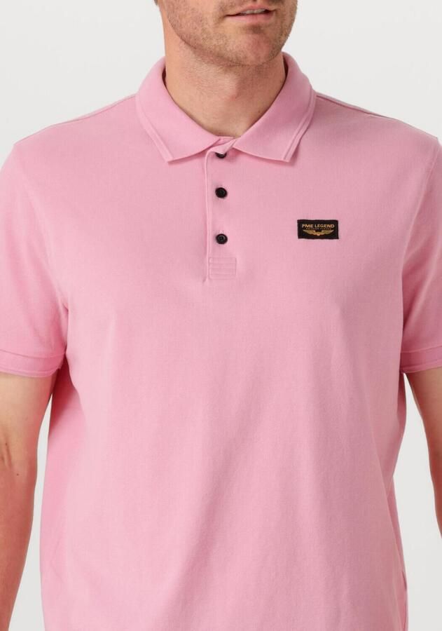 PME LEGEND Heren Polo's & T-shirts Trackway Polo Roze