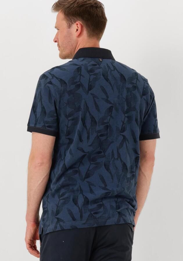 PME LEGEND Heren Polo's & T-shirts Two Tone Pique Printed Blauw - Foto 2