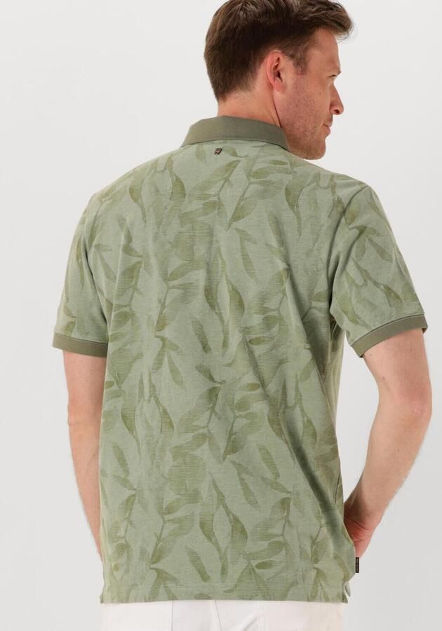 PME LEGEND Heren Polo's & T-shirts Two Tone Pique Printed Groen - Foto 2