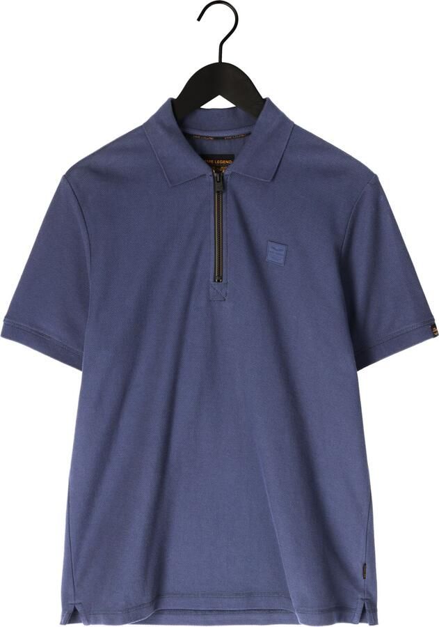 PME LEGEND Heren Polo's & T-shirts Waffle Structure Pique Donkerblauw - Foto 2