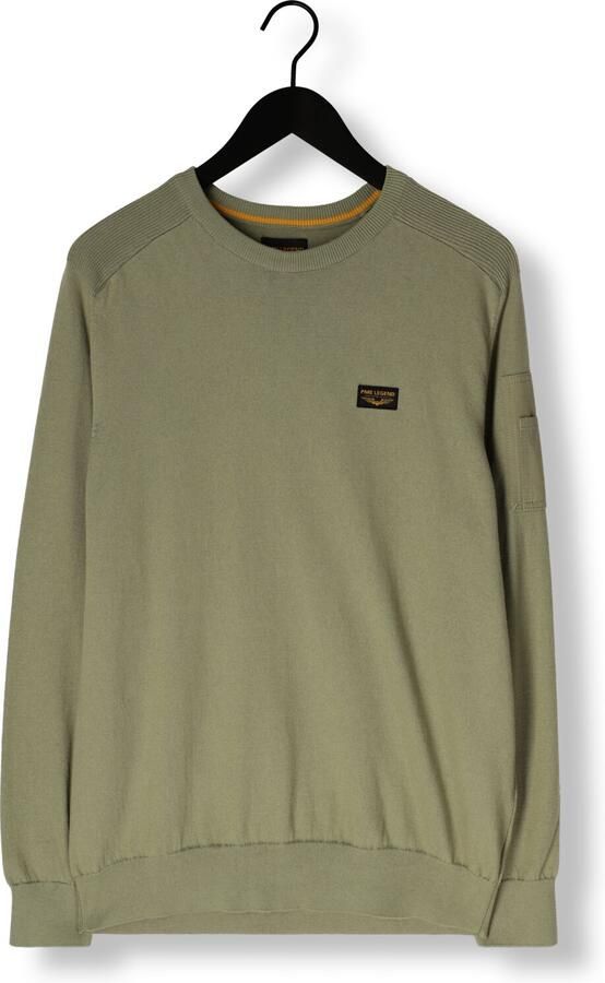 PME LEGEND Heren Truien & Vesten American Classic Knit Khaki - Foto 3