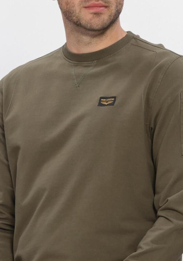 PME LEGEND Heren Truien & Vesten American Classic Sweat Khaki - Foto 3