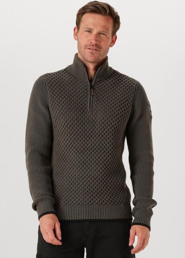 PME LEGEND Heren Truien & Vesten Cotton Mix Olijf - Foto 4