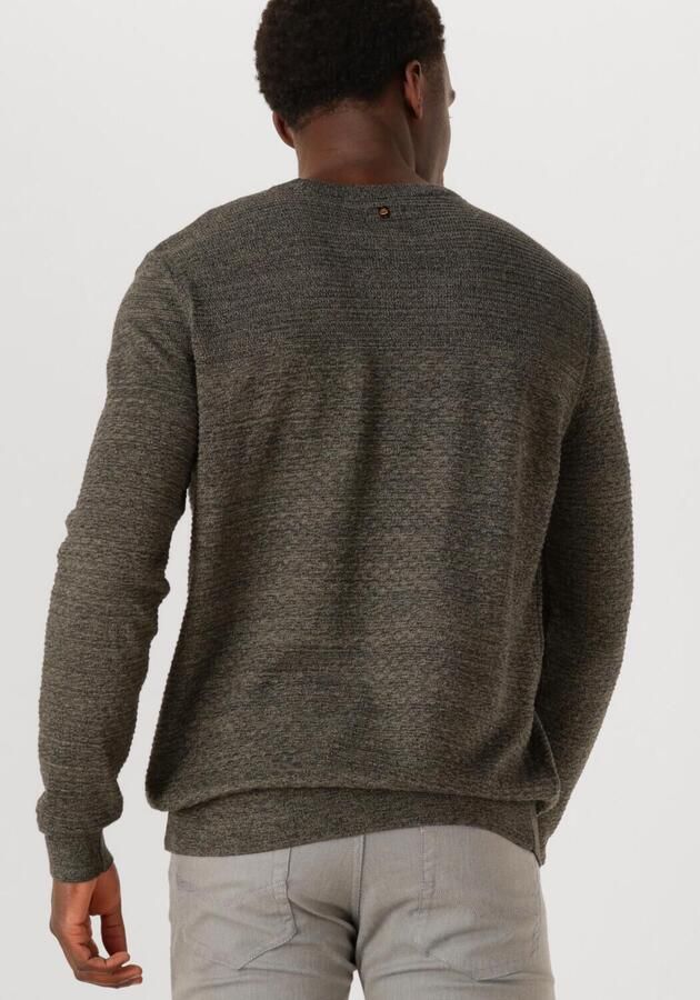 PME LEGEND Heren Truien & Vesten Cotton Mouline Donkergroen