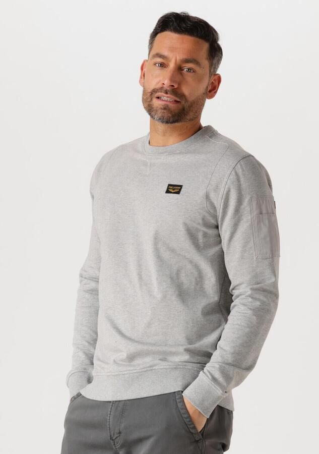 PME LEGEND Heren Truien & Vesten Crewneck Airstrip Sweat Grijs - Foto 4