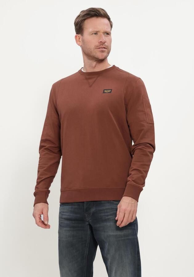 PME LEGEND Heren Truien & Vesten Crewneck American Classic Bruin