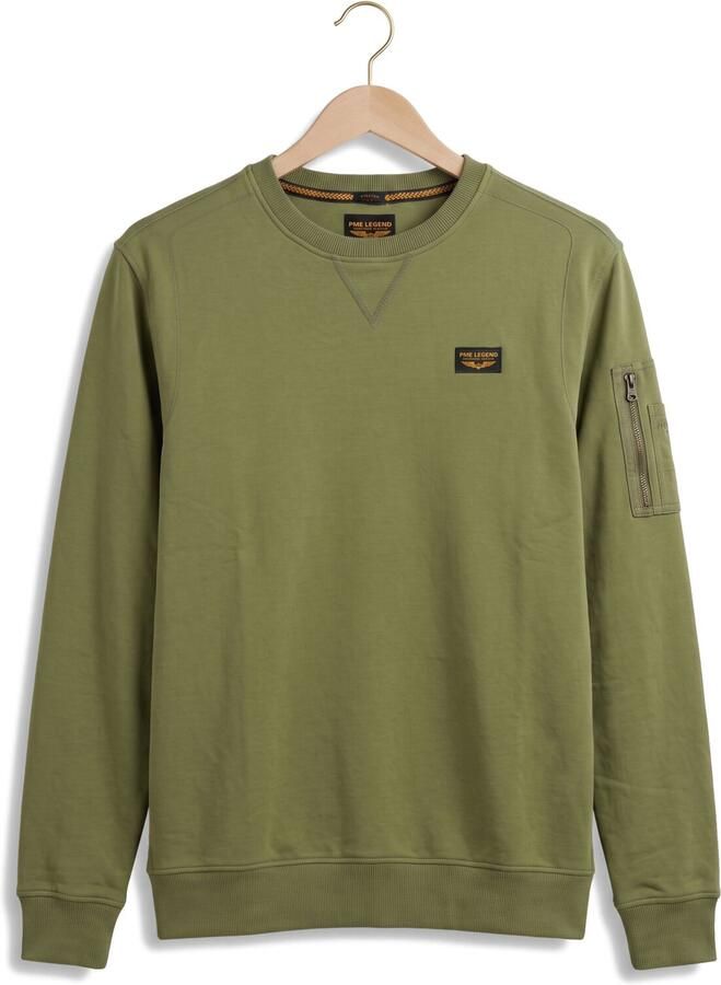 PME LEGEND Heren Truien & Vesten Crewneck American Classic Khaki - Foto 2