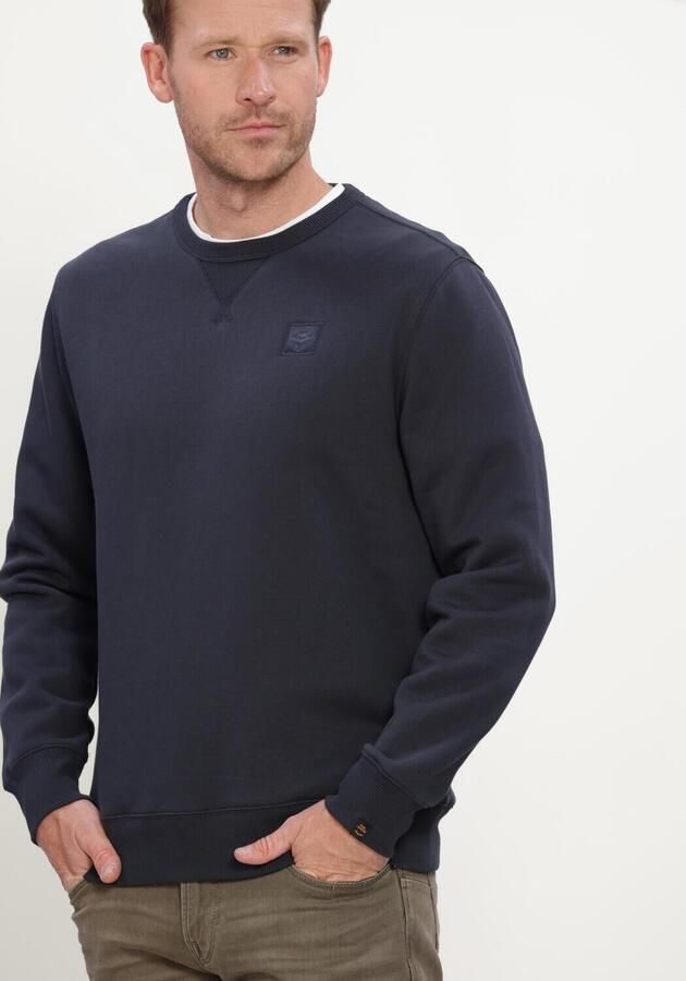 PME LEGEND Heren Truien & Vesten Crewneck Soft Fleece Sweat Donkerblauw - Foto 4