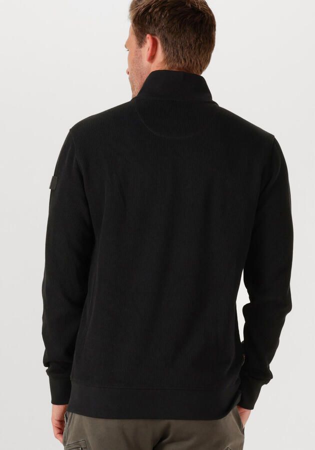 PME LEGEND Heren Truien & Vesten Flat Knit Look Jersey Zwart