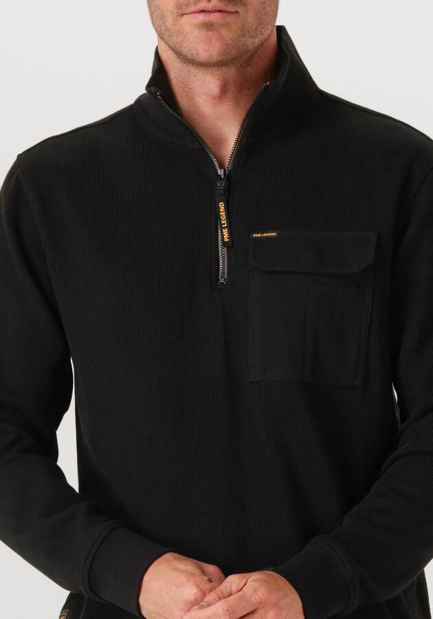 PME LEGEND Heren Truien & Vesten Flat Knit Look Jersey Zwart - Foto 2
