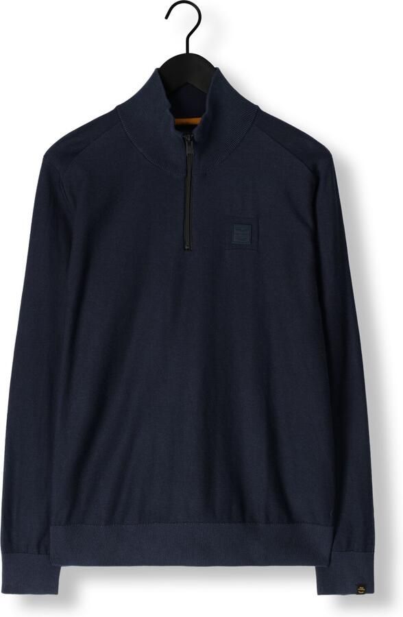 PME LEGEND Heren Truien & Vesten Half Zip Collar Cotton Modal Donkerblauw - Foto 2