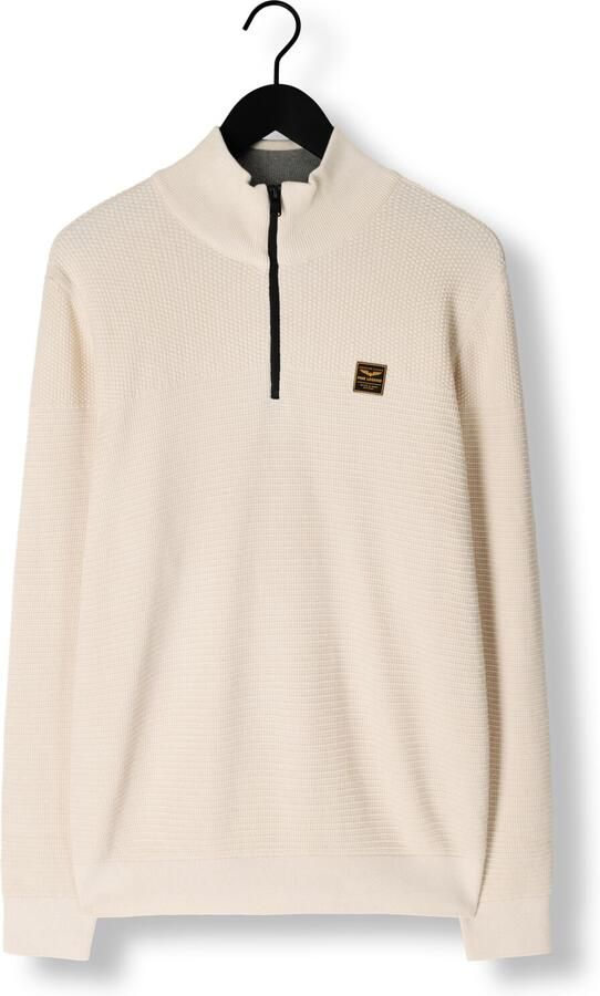 PME LEGEND Heren Truien & Vesten Half Zip Collar Cotton Mouline Zand - Foto 3