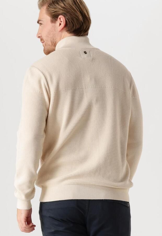 PME LEGEND Heren Truien & Vesten Half Zip Collar Cotton Mouline Zand - Foto 2