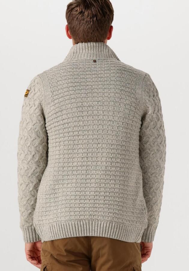 PME LEGEND Heren Truien & Vesten Heavy Knit Mixed Yarn Grijs