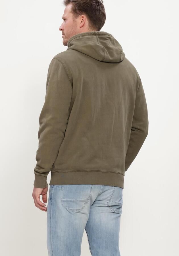 PME LEGEND Heren Truien & Vesten Hooded Dry Peached Fleece Gd Khaki - Foto 2