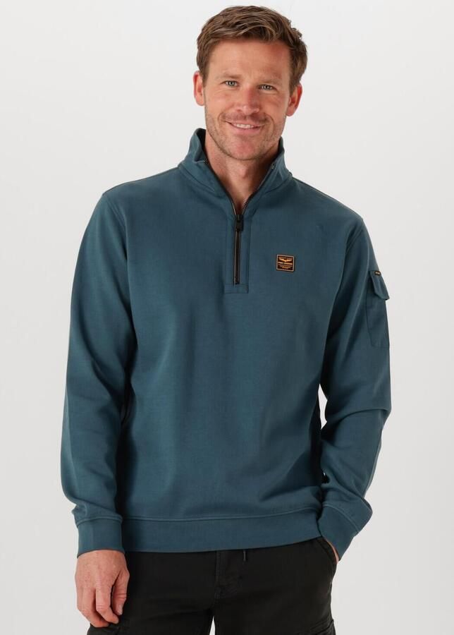 PME LEGEND Heren Truien & Vesten Interlock Jersey Blauw - Foto 4