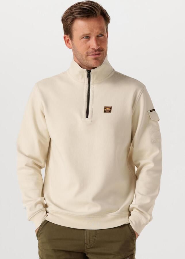 PME LEGEND Heren Truien & Vesten Interlock Jersey Creme - Foto 4