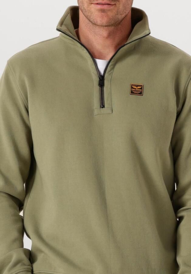 PME LEGEND Heren Truien & Vesten Interlock Jersey Olijf - Foto 2