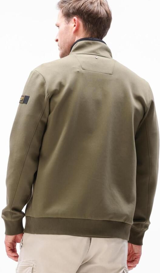 PME LEGEND Heren Truien & Vesten Interlock Sweat Khaki - Foto 3