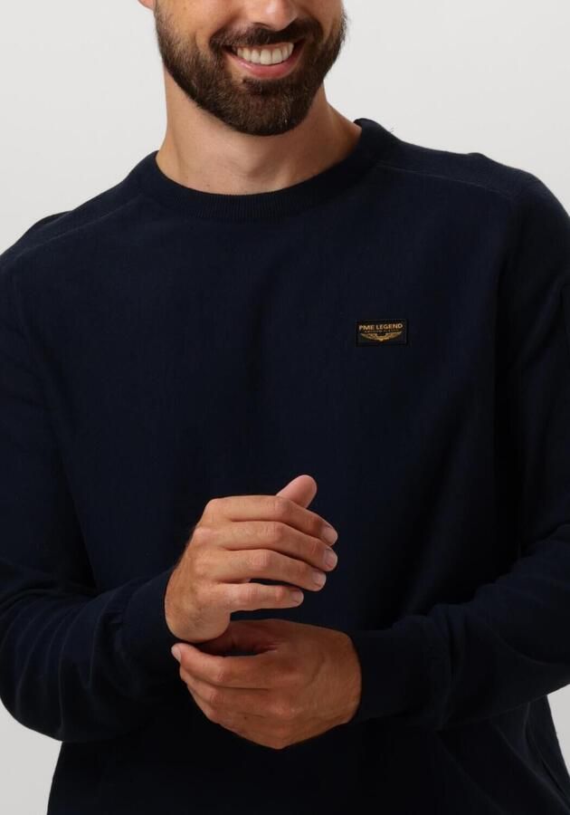 PME LEGEND Heren Truien & Vesten R-neck American Classic Buckley Knit Blauw - Foto 2
