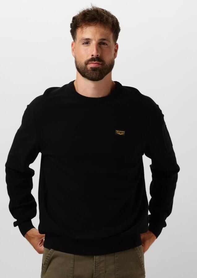 PME LEGEND Heren Truien & Vesten R-neck American Classic Buckley Knit Zwart - Foto 4