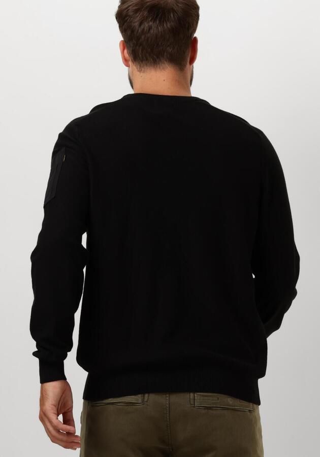 PME LEGEND Heren Truien & Vesten R-neck American Classic Buckley Knit Zwart