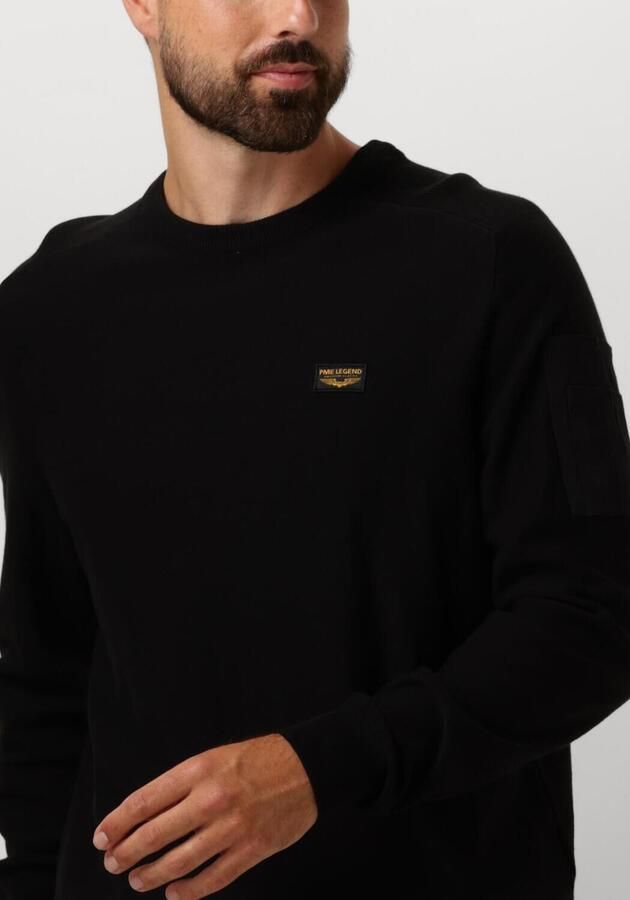 PME LEGEND Heren Truien & Vesten R-neck American Classic Buckley Knit Zwart - Foto 2