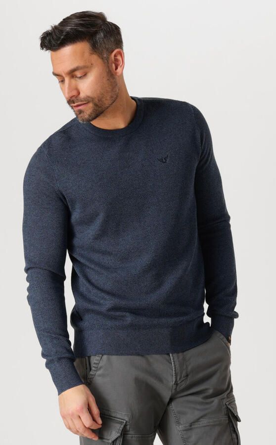 PME LEGEND Heren Truien & Vesten R-neck Cotton Modal Blauw - Foto 4