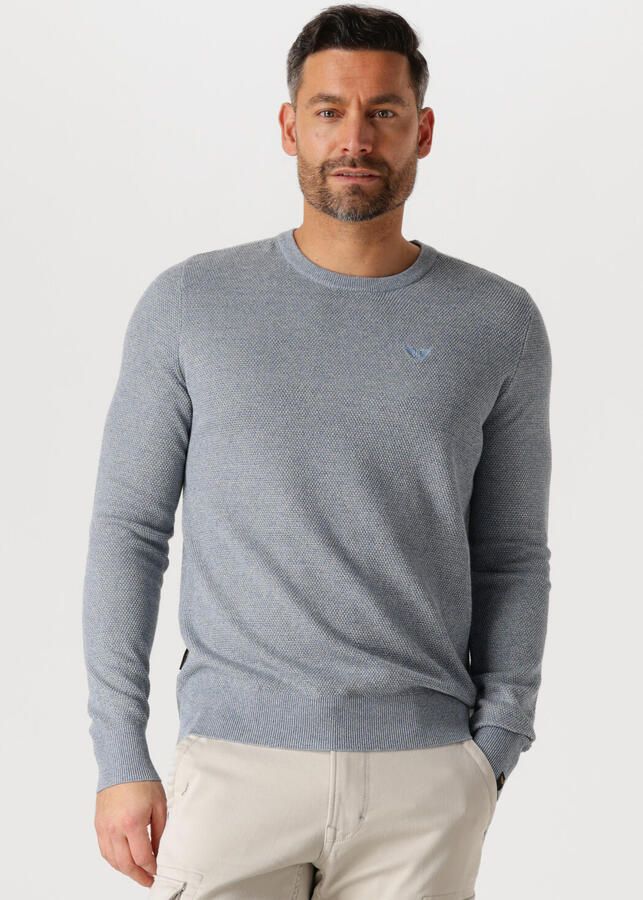 PME LEGEND Heren Truien & Vesten R-neck Cotton Modal Blauw - Foto 4