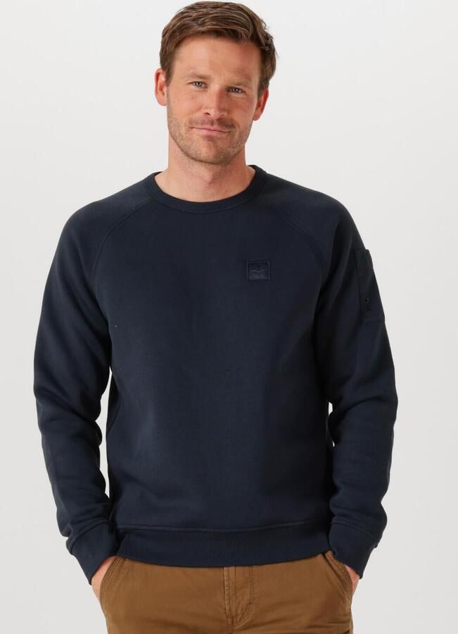 PME LEGEND Heren Truien & Vesten Soft Fleece Sweat Donkerblauw - Foto 4