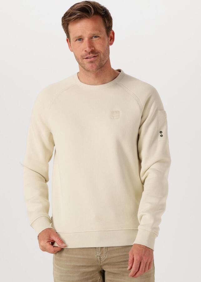 PME LEGEND Heren Truien & Vesten Soft Fleece Sweat Ecru - Foto 4