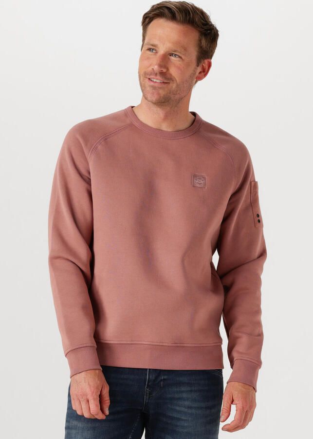 PME LEGEND Heren Truien & Vesten Soft Fleece Sweat Roze - Foto 4