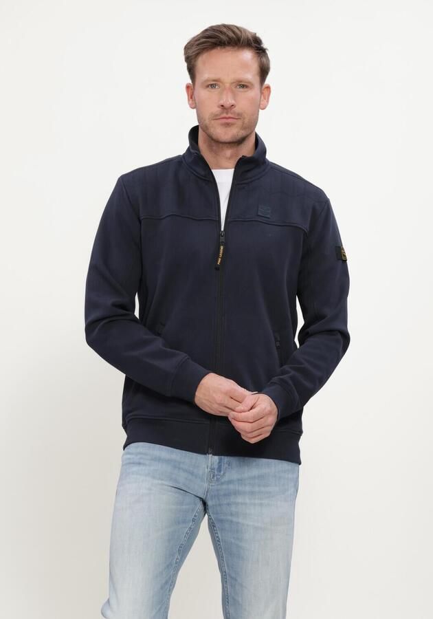 PME LEGEND Heren Truien & Vesten Zip Jacket Interlock Sweat Donkerblauw