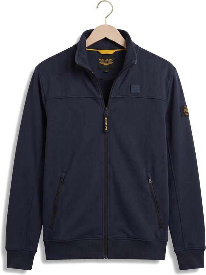 PME LEGEND Heren Truien & Vesten Zip Jacket Interlock Sweat Donkerblauw - Foto 2