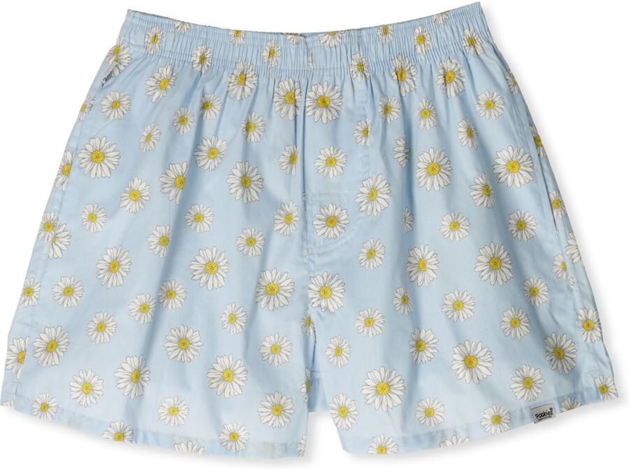 POCKIES Heren Boxershorts Blue Flowers Blauw - Foto 3