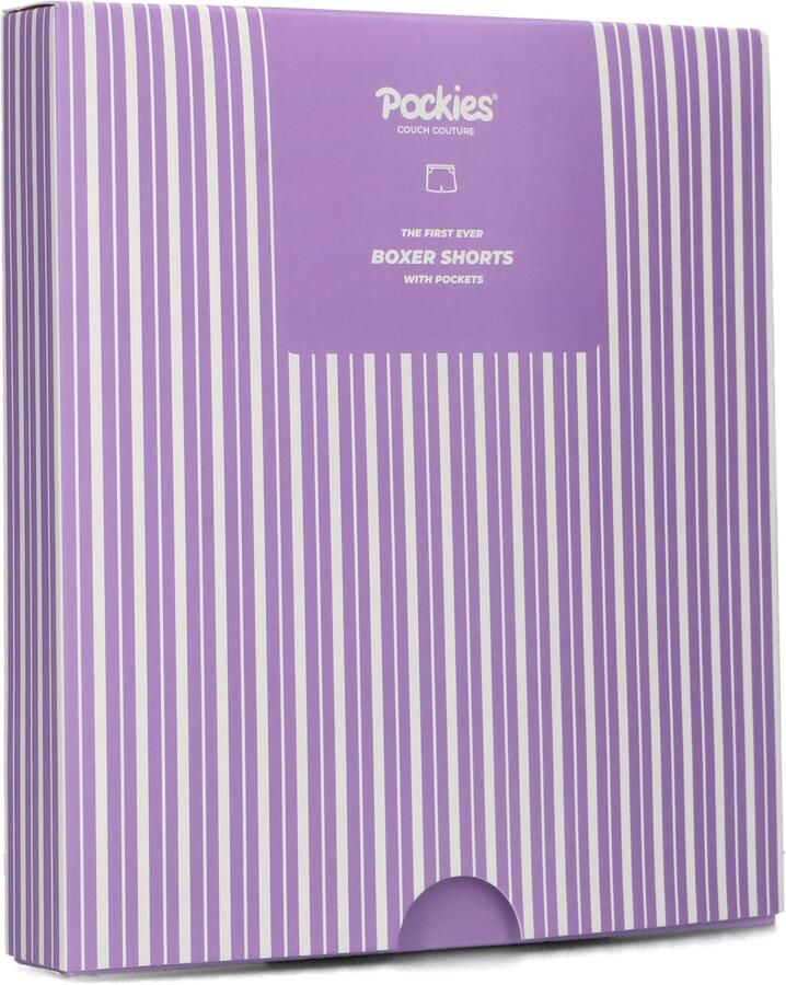 POCKIES Heren Boxershorts Lavender Doubles Paars