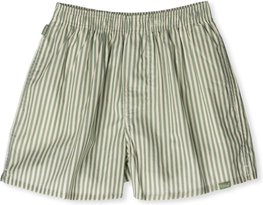 POCKIES Heren Boxershorts Striped Groen - Foto 3