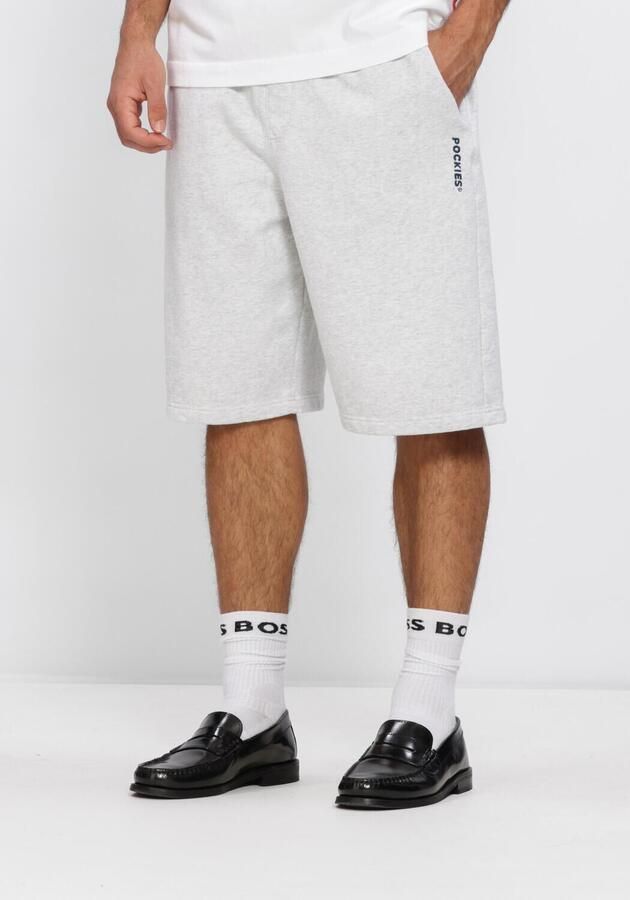 POCKIES Heren Broeken Faux Short Lichtgrijs